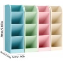 Portapenne oggetti organizer per ufficio 2PZ scrivania in Plastica 5 scomparti