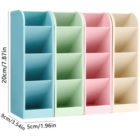 Portapenne oggetti organizer per ufficio 2PZ scrivania in Plastica 5 scomparti
