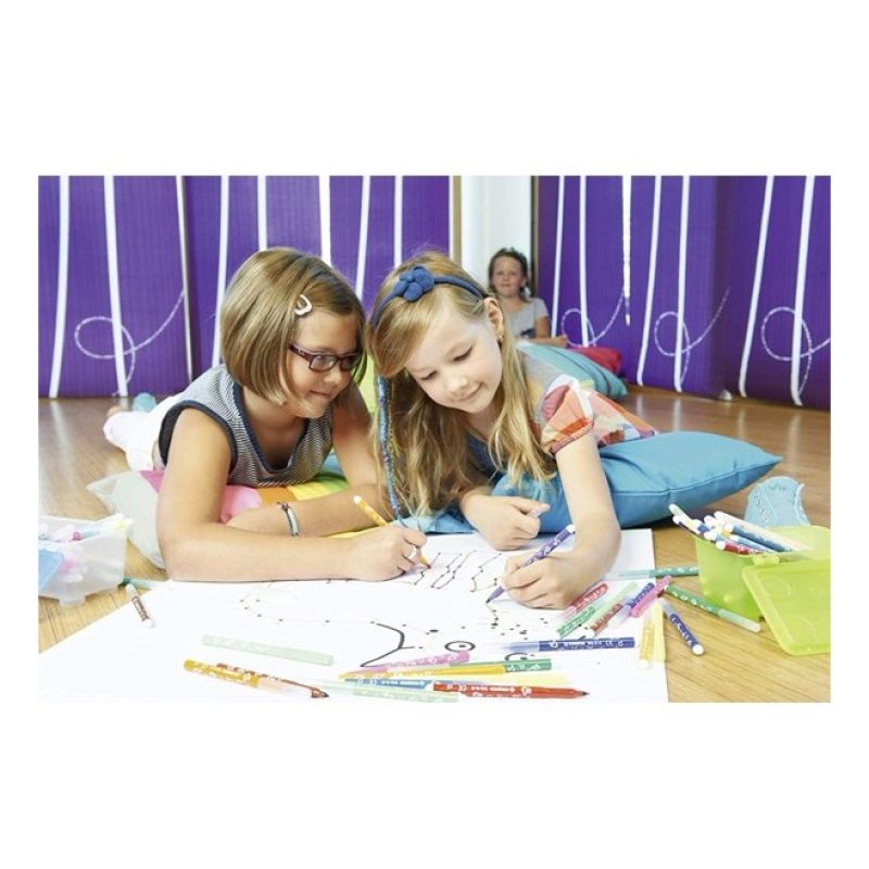 Stabilo Pennarelli Stabilo Trio A-Z punta fine Confezione da 24 Col...