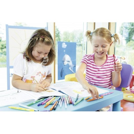 Pennarelli Stabilo Trio A-Z punta fine Confezione da 24 Colori assortiti bambini