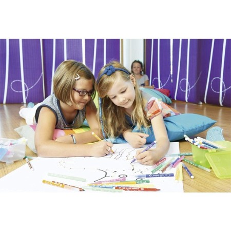 Pennarelli Stabilo Trio A-Z punta fine Confezione da 12 Colori assortiti bambini