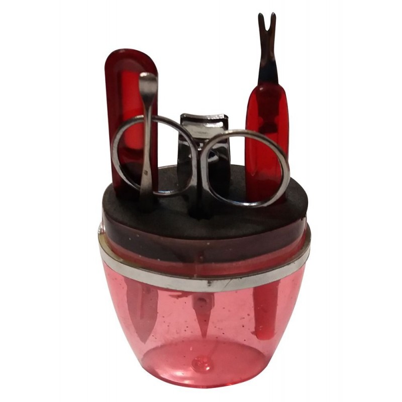 Kit manicure e pedicure da viaggio unghie mani piedi tagliaunghie lima forbici