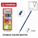 Matite colorate Stabilo Confezione da 12 Colori assortiti per bambini astuccio
