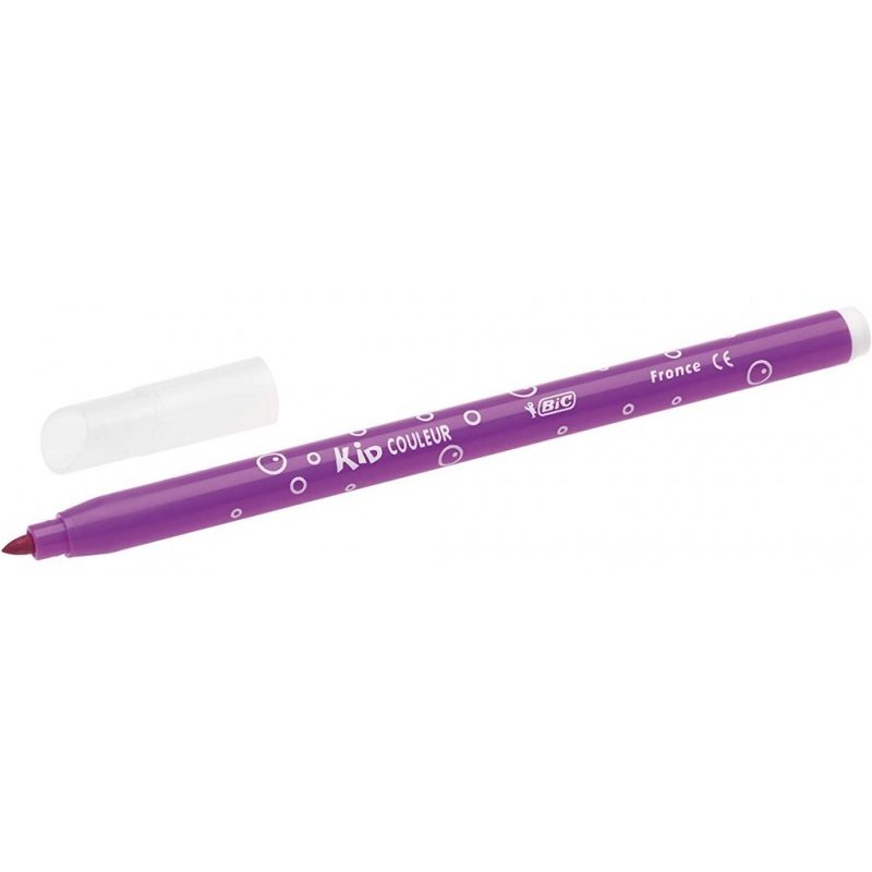 Bic Pennarelli BIC 10+2 KIDS Pennarello super lavabile pastelli col...