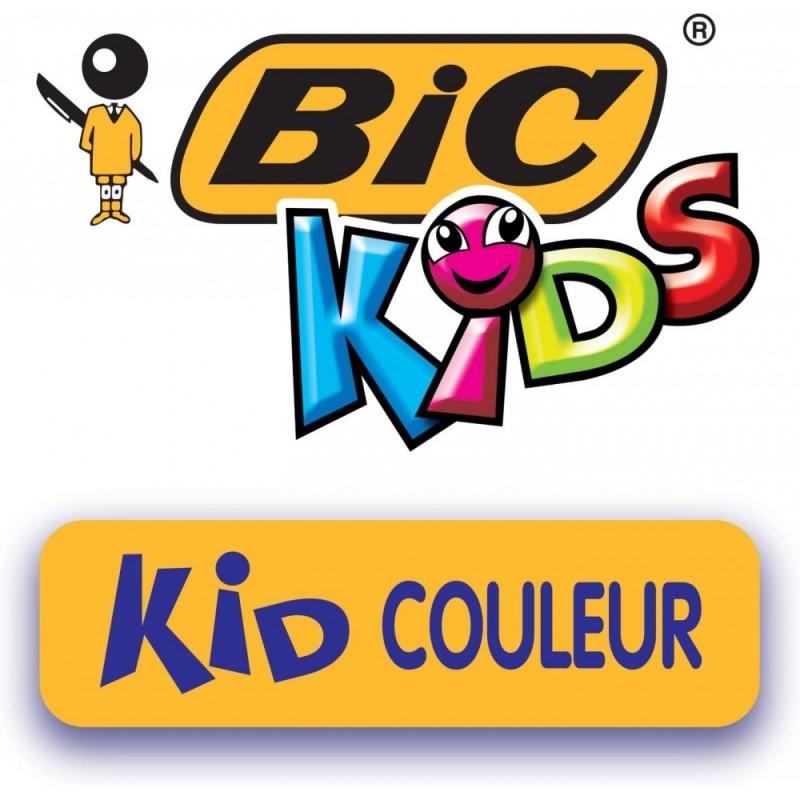 Bic Pennarelli BIC 10+2 KIDS Pennarello super lavabile pastelli col...