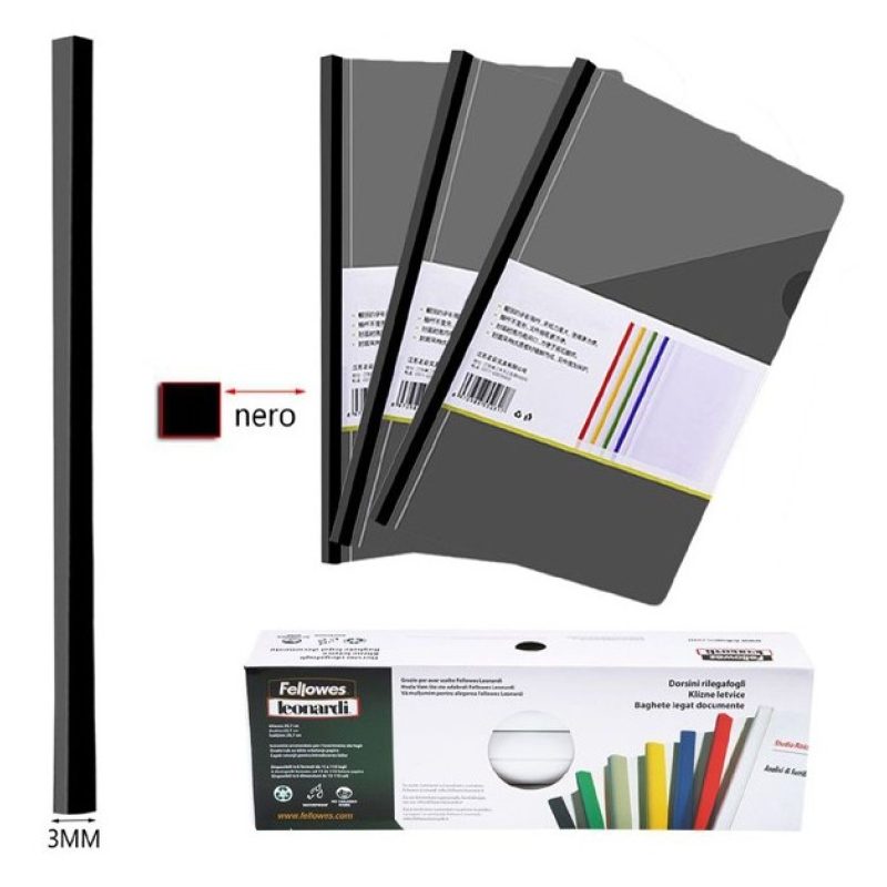 Fellowes Fellowes Dorsini Rilegafogli, Diametro 3 Mm Confezione Da ...