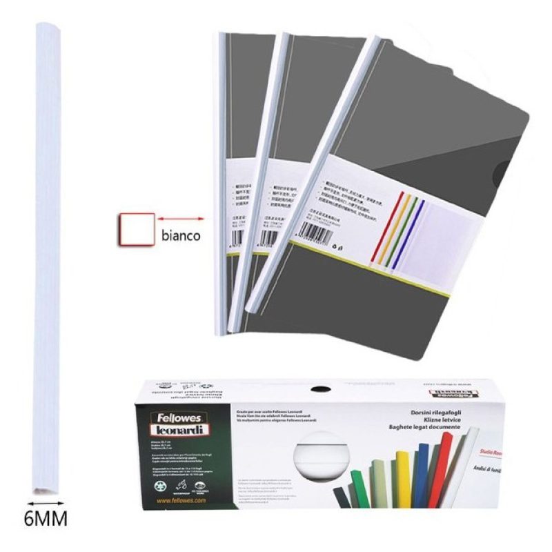 Fellowes Fellowes Dorsini Rilegafogli, Diametro 6 Mm Confezione Da ...