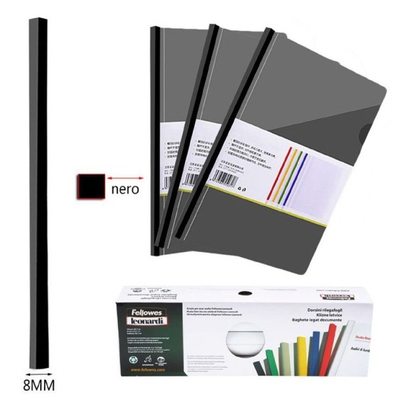 Fellowes Fellowes Dorsini Rilegafogli, Diametro 8 Mm Confezione Da ...