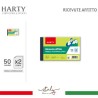 Harty 5x ricevute fatture affitto data ufficio duplice copia 50 mod...