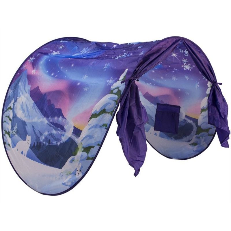 Tenda fantasia idea regalo bambini letto cameretta stellata inverno 3 anni