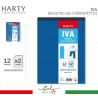 Harty 5x Registro Iva Corrispettivi 12x2 - Duplice Copia-Autoricalc...