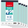 Harty 5x Blocchi Ricevute Sanitarie 50x2 Fogli Autoricalcanti Modul...