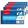 5x Blocchi Ricevute Generiche 50x2 Fogli Autoricalcanti Moduli Copi...