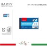 5x Blocchi Ricevute Generiche 50x2 Fogli Autoricalcanti Moduli Copi...