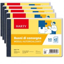 5 Blocco Buoni di Consegna 50 Moduli Duplice copia Autoricalcanti Data Ufficio