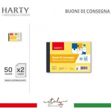 5 Blocco Buoni di Consegna 50 Moduli Duplice copia Autoricalcanti Data Ufficio