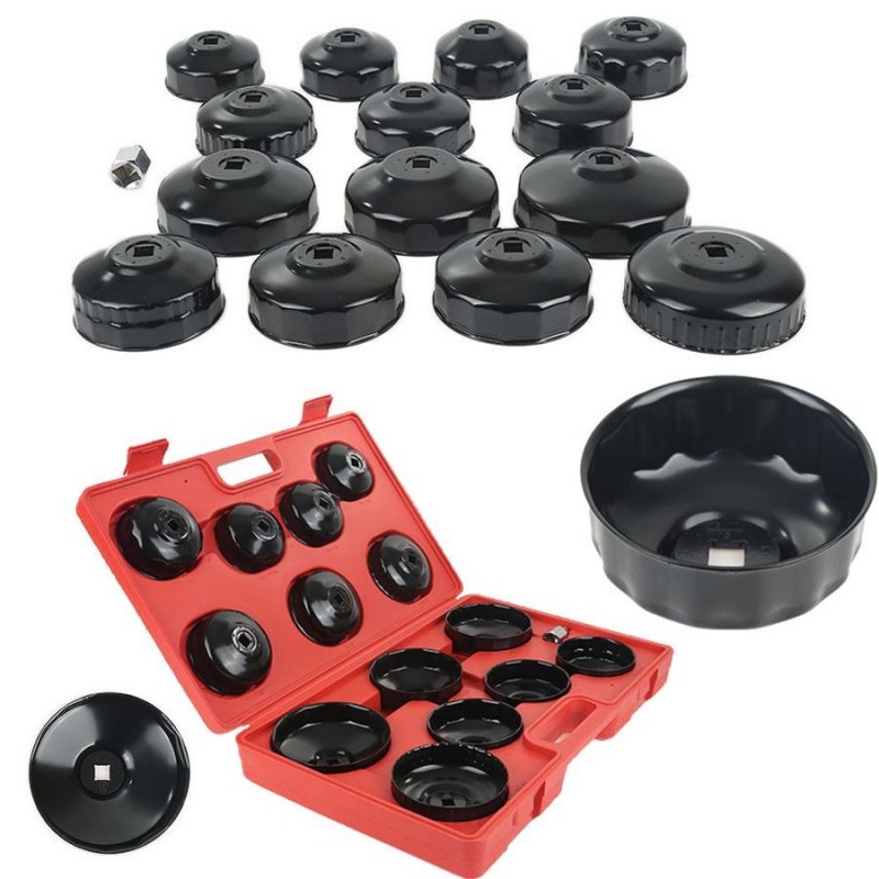 Chiavi 15 pz valigetta coppa olio filtro cambio chiave varie dimensioni bussola