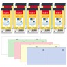 Harty 10 blocco numerato 1-100 blocchetti numerati multicolore lott...