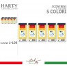 Harty 10 blocco numerato 1-100 blocchetti numerati multicolore lott...