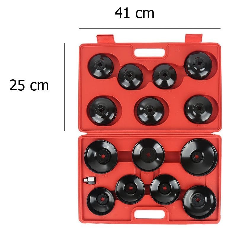 Chiavi 15 pz valigetta coppa olio filtro cambio chiave varie dimensioni bussola
