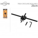 Tondo Legno Cerchio Fresa Buco Sega Trapano Bit Taglio Lama Regolabile 30-250mm