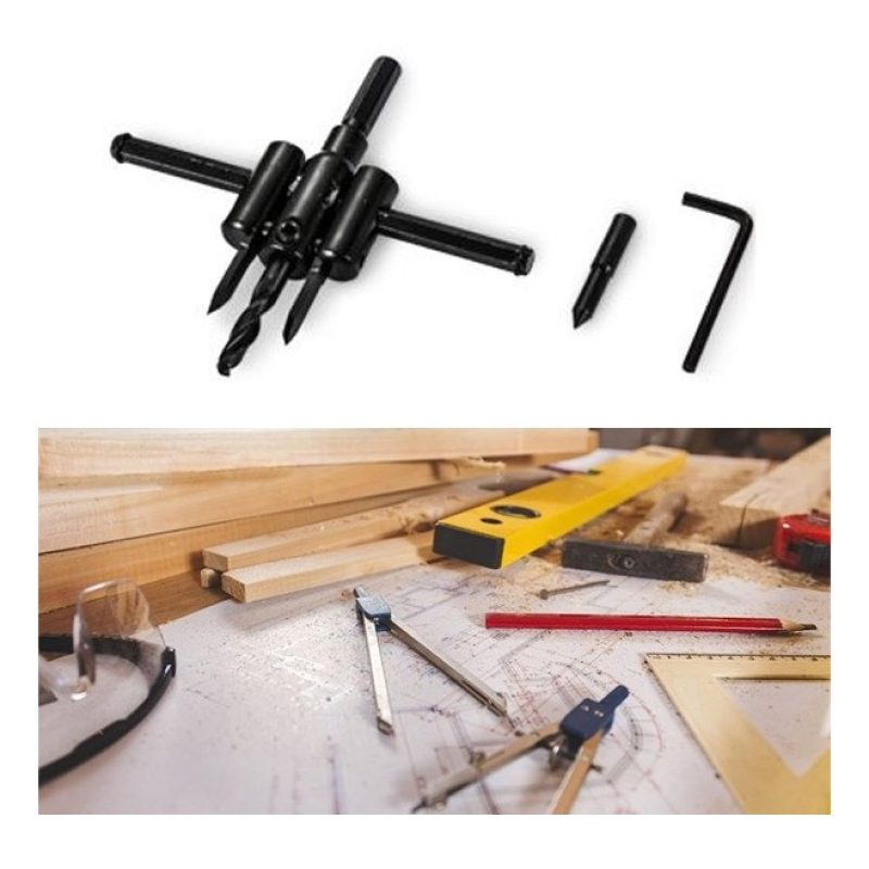 WeHome Tondo Legno Cerchio Fresa Buco Sega Trapano Bit Taglio Lama ...