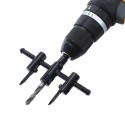 Tondo Legno Cerchio Fresa Buco Sega Trapano Bit Taglio Lama Regolabile 30-120mm