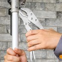 Pinza autobloccante grip 7" apertura regolabile con leva di sgancio a scatto