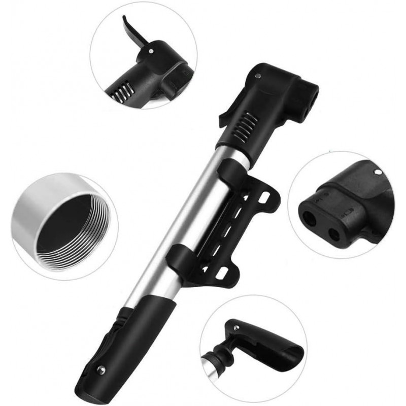 WeHome Mini Pompa Bici Bicicletta Portatile Manuale da Telaio per G...