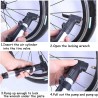 WeHome Mini Pompa Bici Bicicletta Portatile Manuale da Telaio per G...