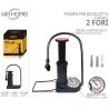 WeHome Mini Pompa a pedale per gonfiaggio bicicletta pallone Anello...