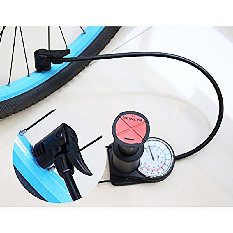 WeHome Mini Pompa a pedale per gonfiaggio bicicletta pallone Anello...
