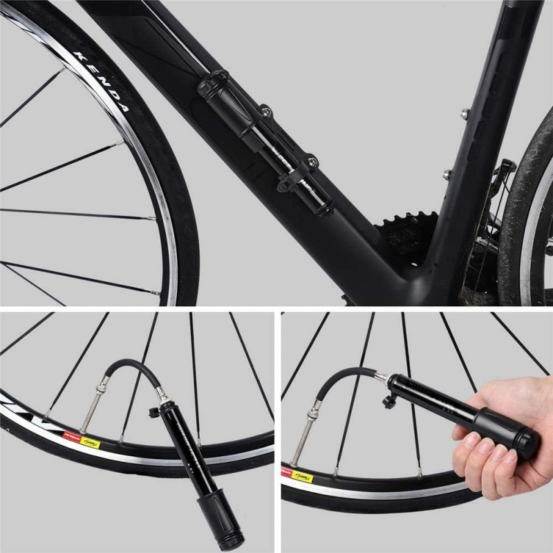 WeHome Mini Pompa Bici Bicicletta Portatile Manuale Telaio Gonfiare...