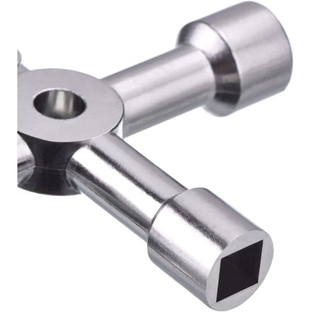 Chiave chiavi universale a croce  per cassette contatore sportello gas enel 2pz