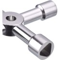 Chiave chiavi universale a croce  per cassette contatore sportello gas enel 2pz