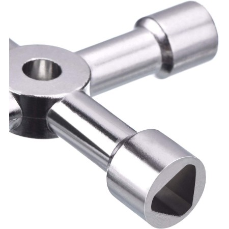 Chiave chiavi universale a croce  per cassette contatore sportello gas enel 2pz