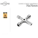 Chiave chiavi universale a croce  per cassette contatore sportello gas enel 2pz