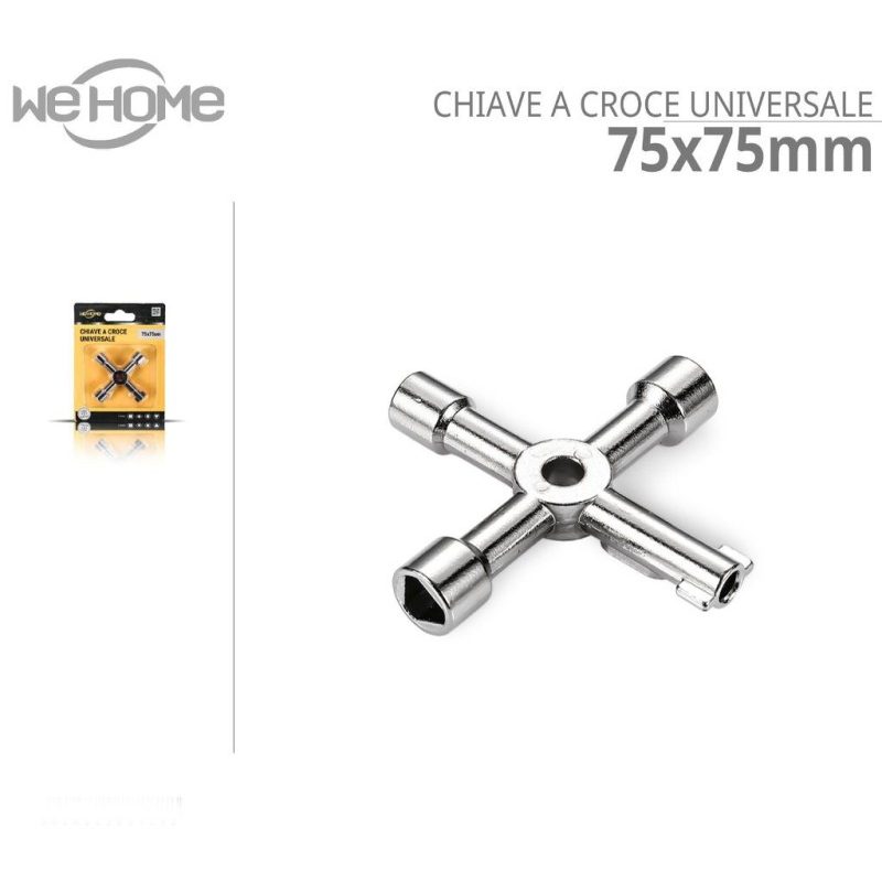 WeHome Chiave chiavi universale a croce per cassette contatore spor...