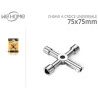 WeHome Chiave chiavi universale a croce per cassette contatore spor...