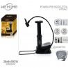 WeHome Mini Pompa a pedale con manometro gonfiaggio bicicletta pall...