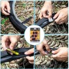 WeHome Kit completo riparazione gomma bici bicicletta bike pneumati...