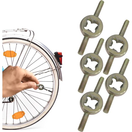 6x Kit Chiave rimuovi svita smonta valvole camere d'aria universale + valvole