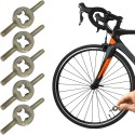 6x Kit Chiave rimuovi svita smonta valvole camere d'aria universale + valvole