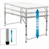 Generico Tavolo Pieghevole Portatile a Valigetta 120x60cm 4 Sgabell...