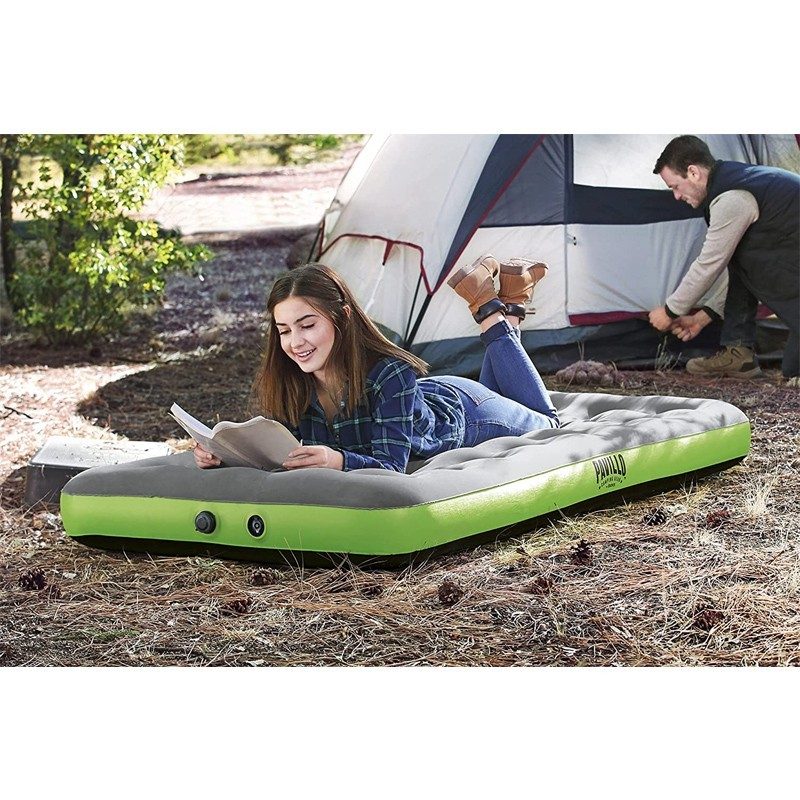 Bestway Pavillo Materasso Gonfiabile letto singolo da campeggio pom...