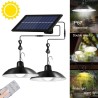 DOBO 2x Lampadario lampada pannello solare esterno sospensione tele...