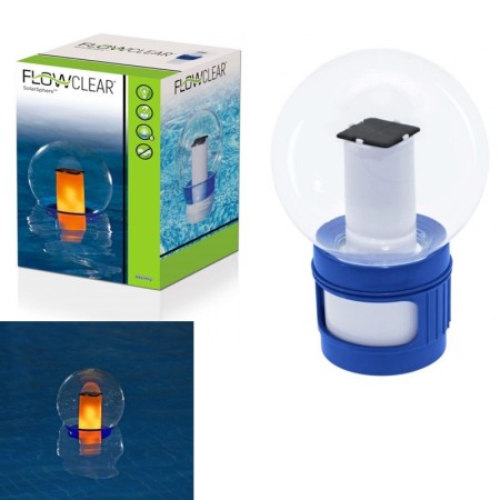 Dispenser di Cloro in pastiglie piscine Distributore Dosatore luce LED Bestway