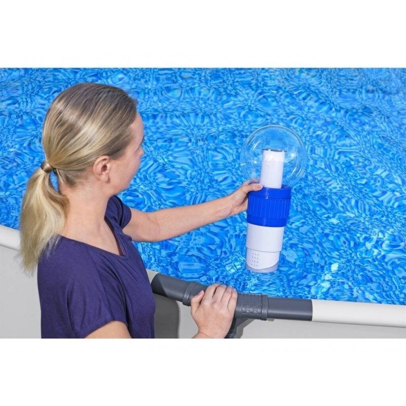 Bestway Dispenser di Cloro in pastiglie piscine Distributore Dosato...