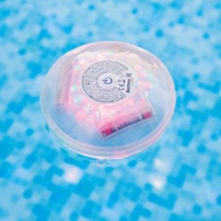 Bestway Lampada luce galleggiante con luci multicolori a LED per piscina 58419