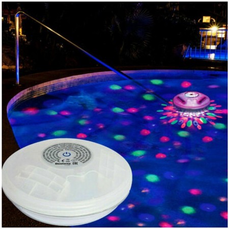 Bestway Lampada luce galleggiante con luci multicolori a LED per piscina 58419